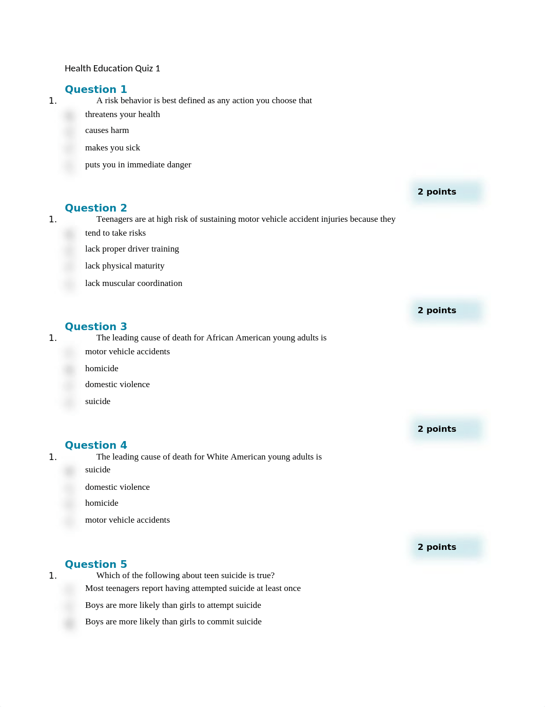 Health Education Module 1 Content Exam.docx_ds7lridd1j9_page1