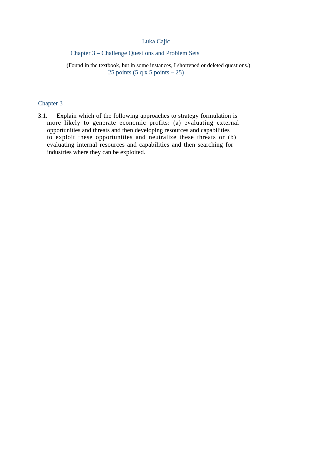 Luka Cajic Questions and Problems Sets - Chapter 3  25 points.docx_ds7mgp9a0n7_page1