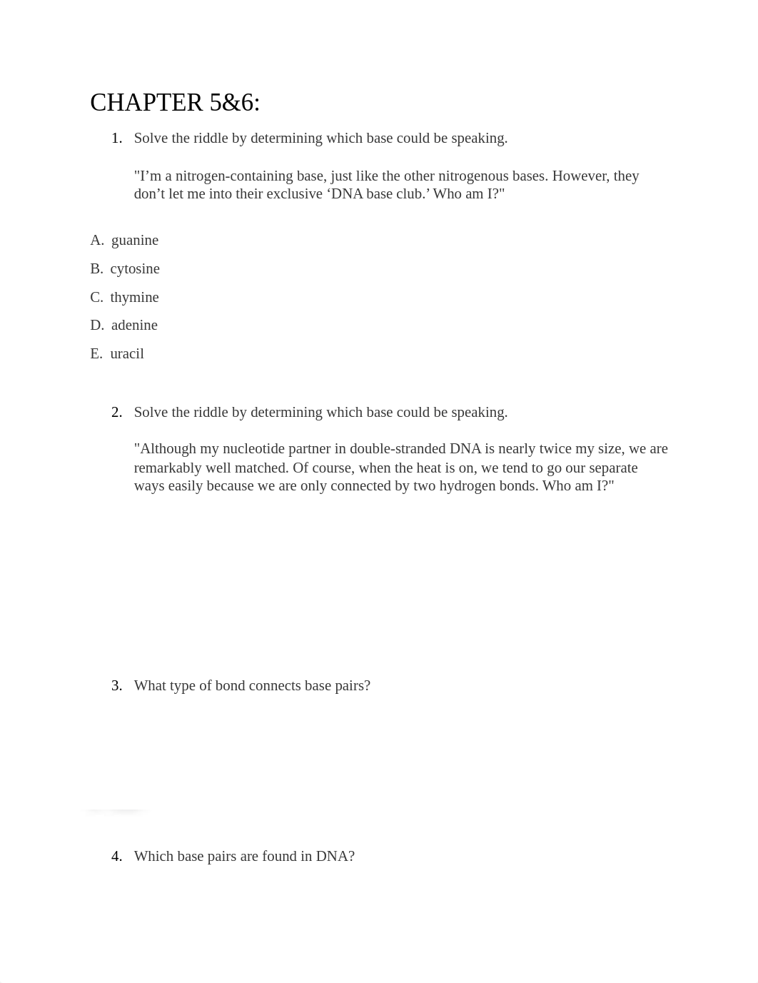 UMKC Bio 202 Ebook Homework Chapter 5&6.docx_ds7ybnznqor_page1