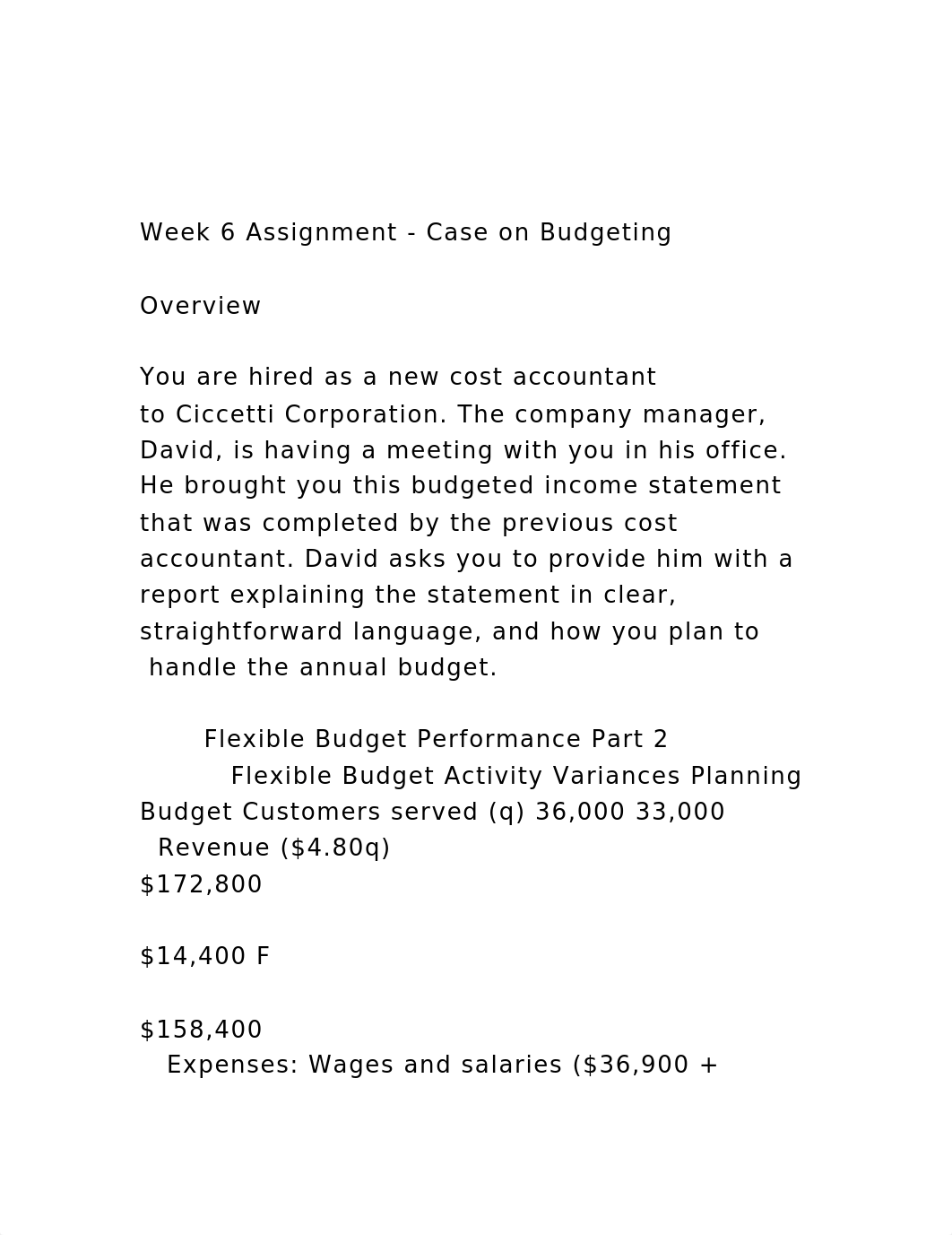 Week 6 Assignment - Case on BudgetingOverview You  are h.docx_ds8vz9kt3f6_page2