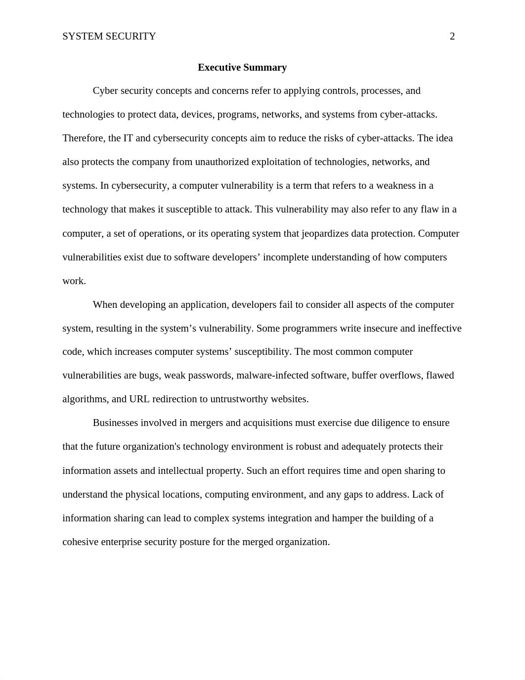 Cybersecurity System Security Report for Successful Acquisition.edited.edited.docx_ds99mgg2g4r_page2