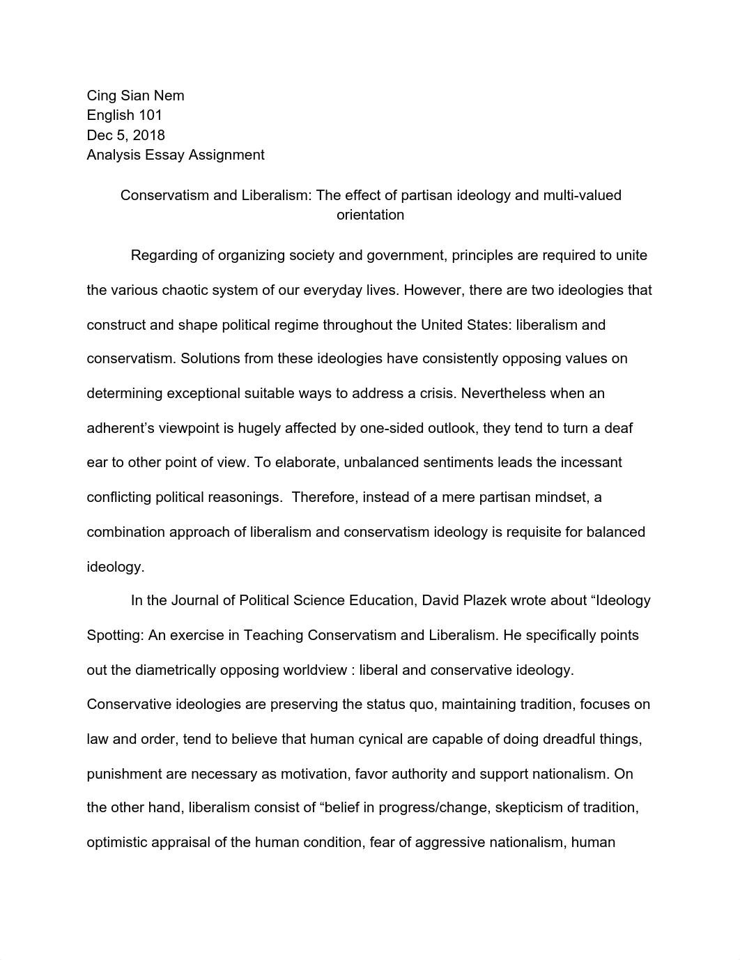 Analysis Essay Assignment- English 101- Final Paper.pdf_ds9dwhnqwmt_page1