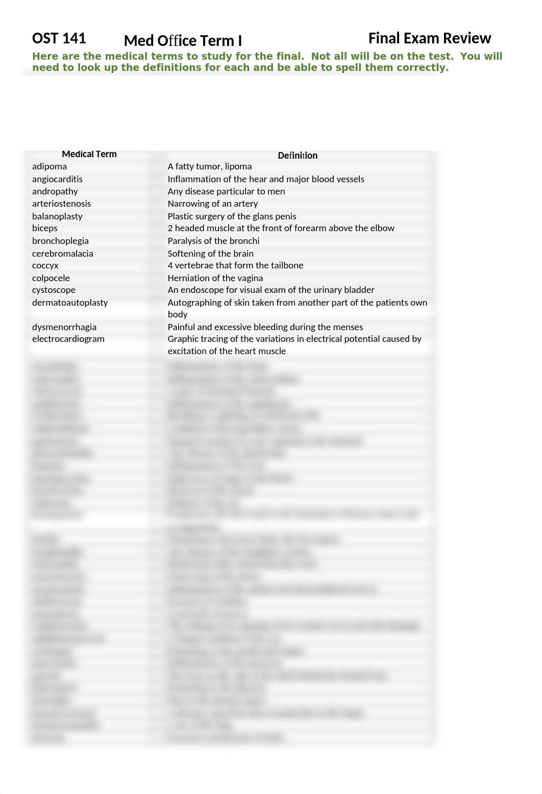 Final Exam Review Medical Terms.docx_ds9lwresajr_page1