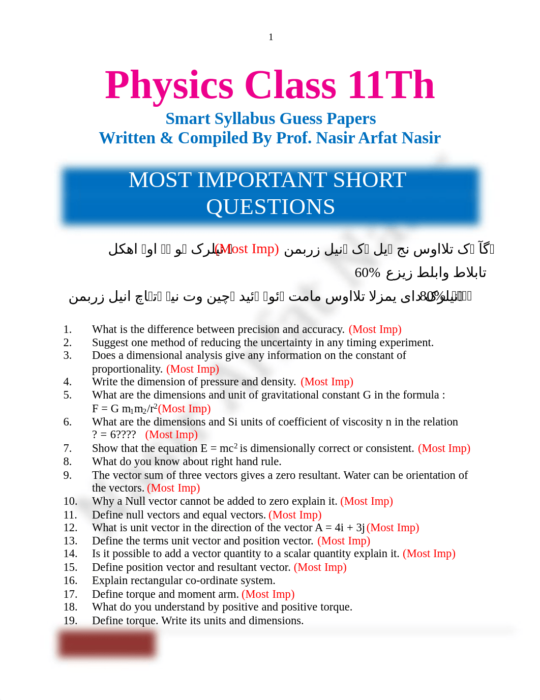 Physics 11Th Smart Syllabus Guess Paper 2021.pdf_ds9mbvj6kus_page1