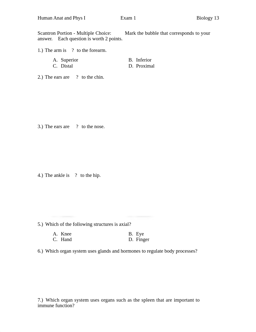 Lecture Exam #1 Biology 13 2010 Spring.docx_ds9tp3g5zcb_page2