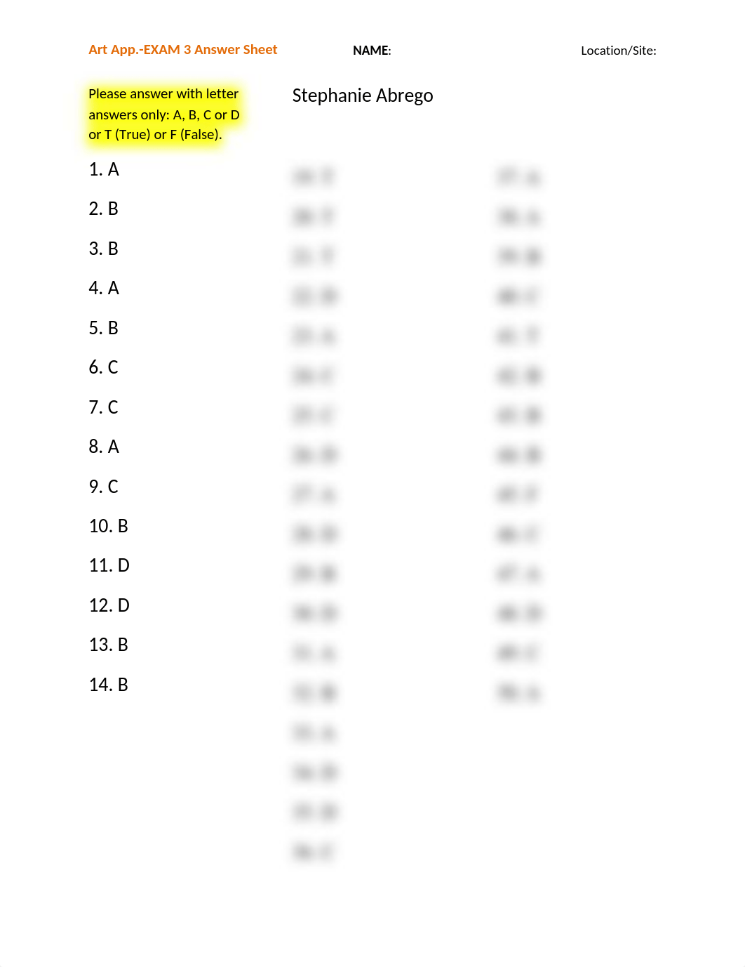 Answer Sheet Art App Exam 3 Online.docx_ds9woocglxr_page1