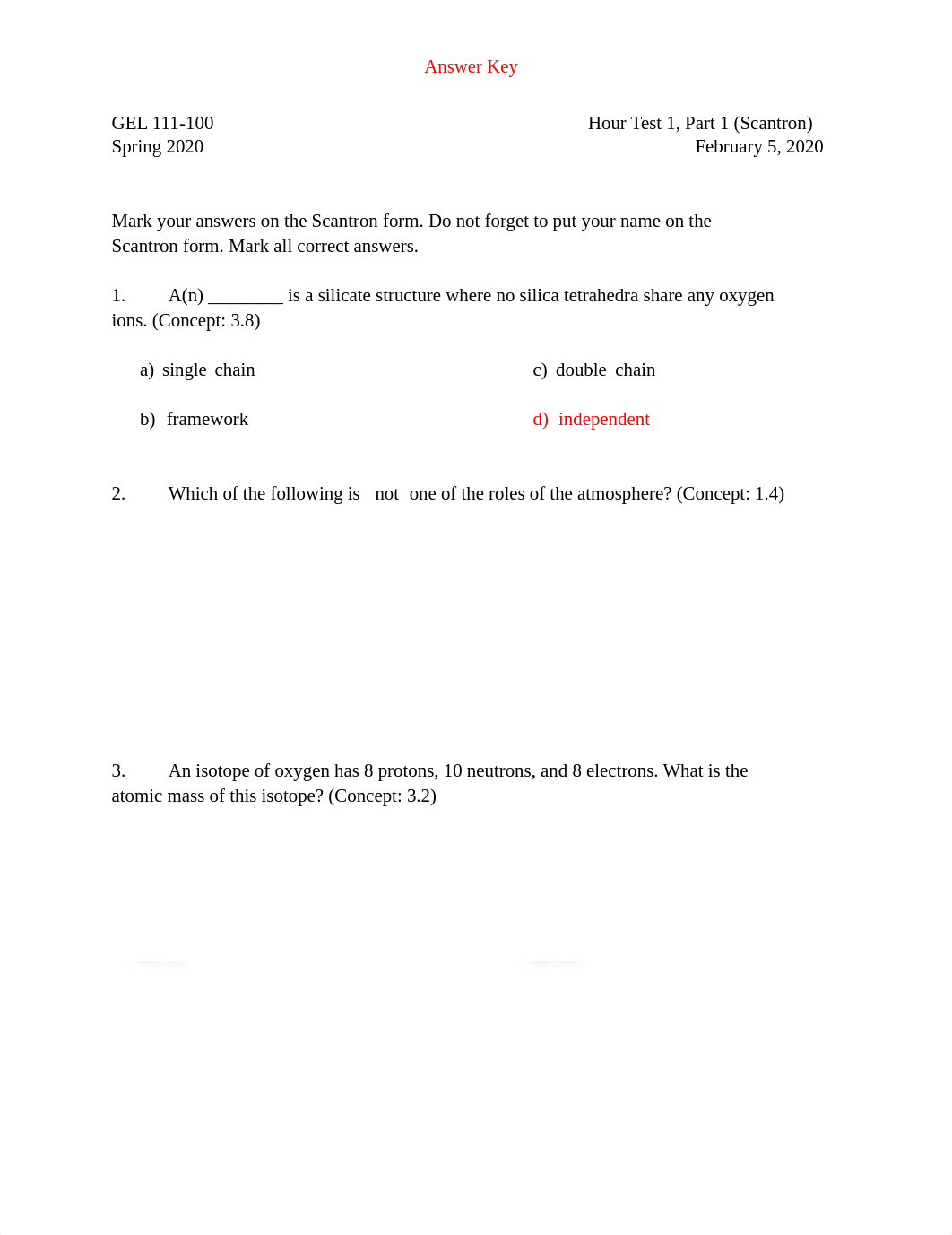 Hour Test 1-1 - GEL-111-100 - Answer Key.pdf_ds9z96vlku1_page1