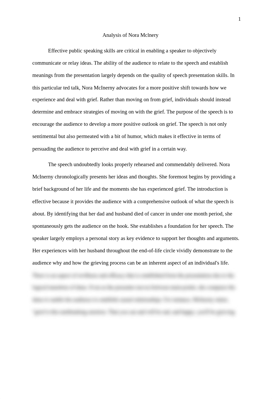 Analysis of nora Mclnery.docx_dsa2s16mtko_page1