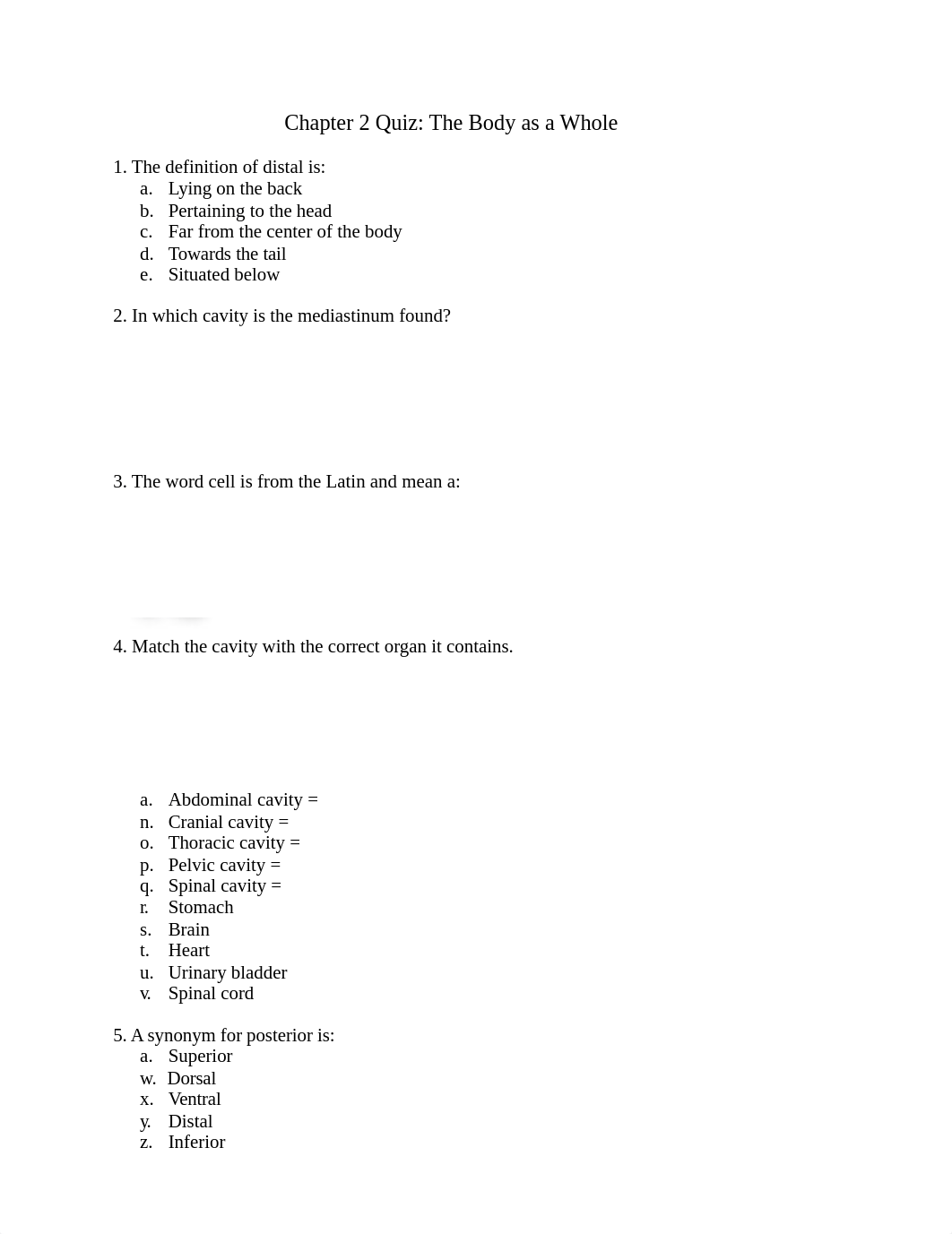 Chapter 2 Quiz The Body as a Whole .docx_dsa8yo8dran_page1