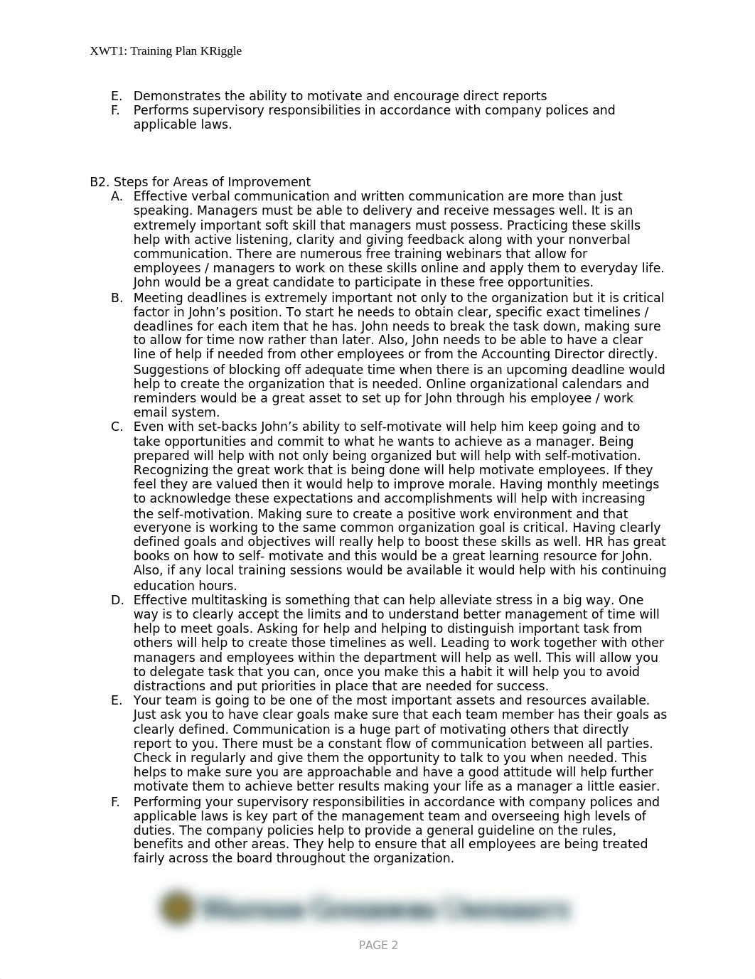 C235 Task 2 Performance Management Plan KRiggle.docx_dsae4jqvc0i_page2