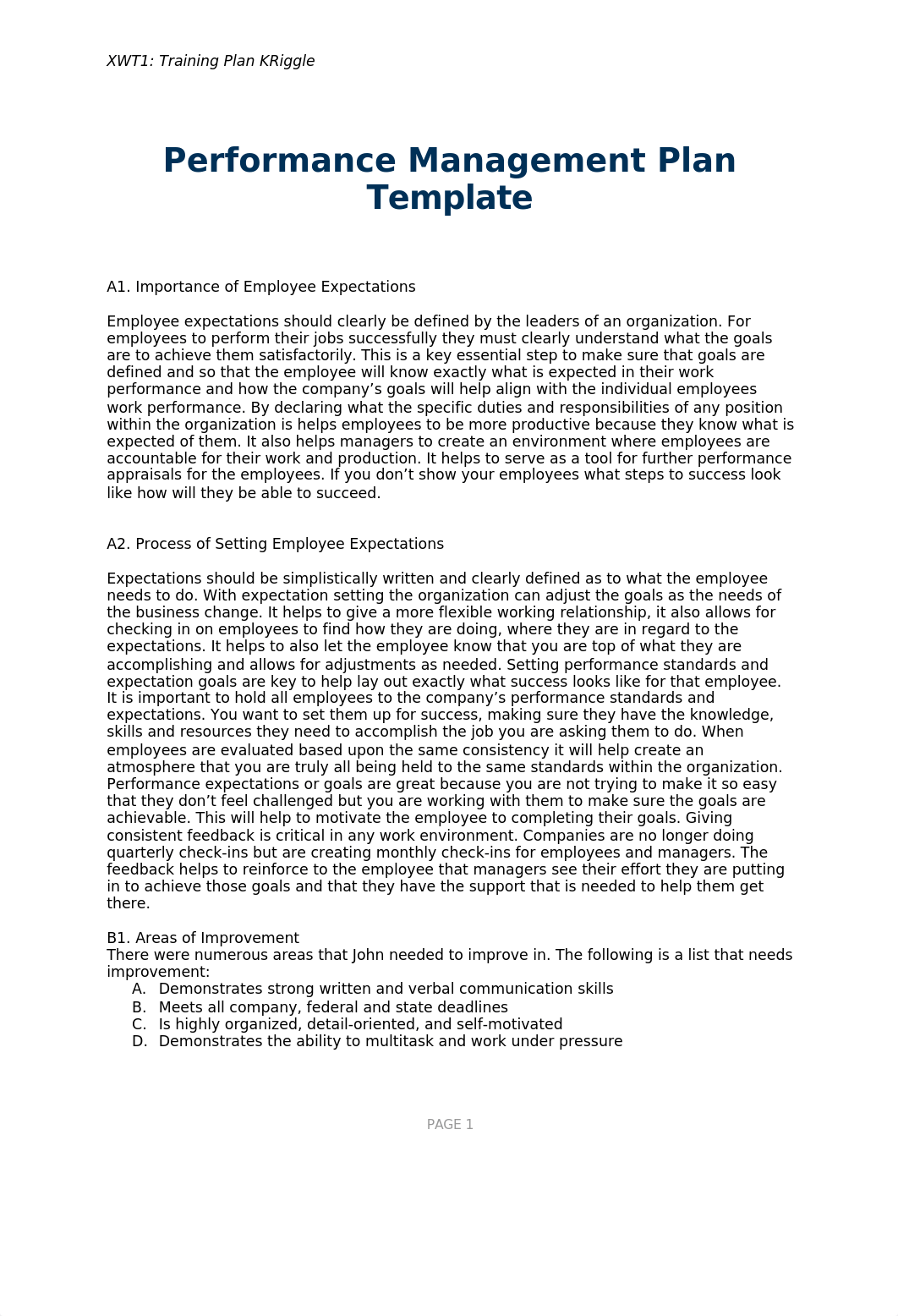 C235 Task 2 Performance Management Plan KRiggle.docx_dsae4jqvc0i_page1