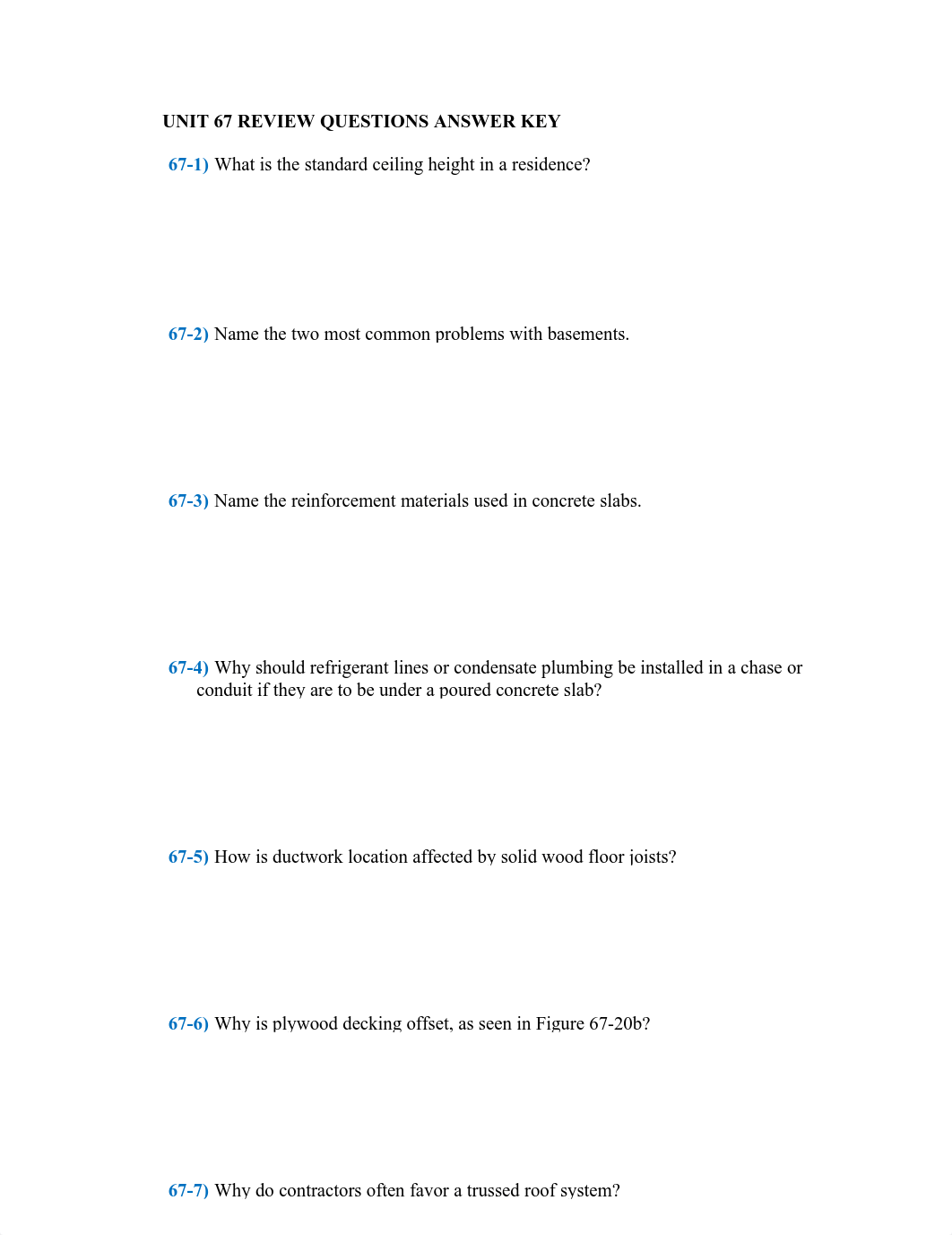 UNIT 67 REVIEW QUESTIONS ANSWER KEY_dsai5v080ul_page1