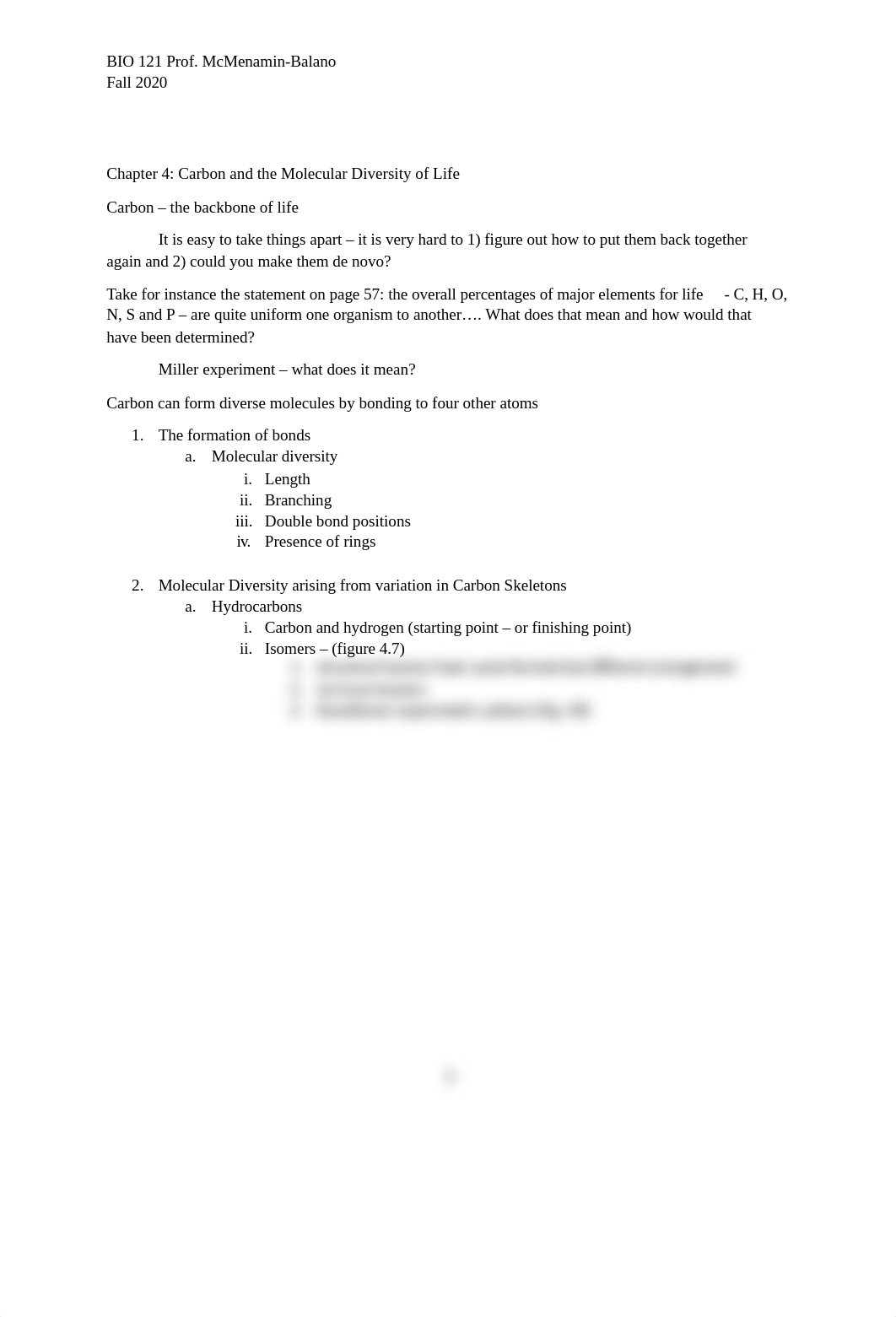 BIO 121 Test I, II notes (Fall 2020).docx_dsamzdvbvit_page3