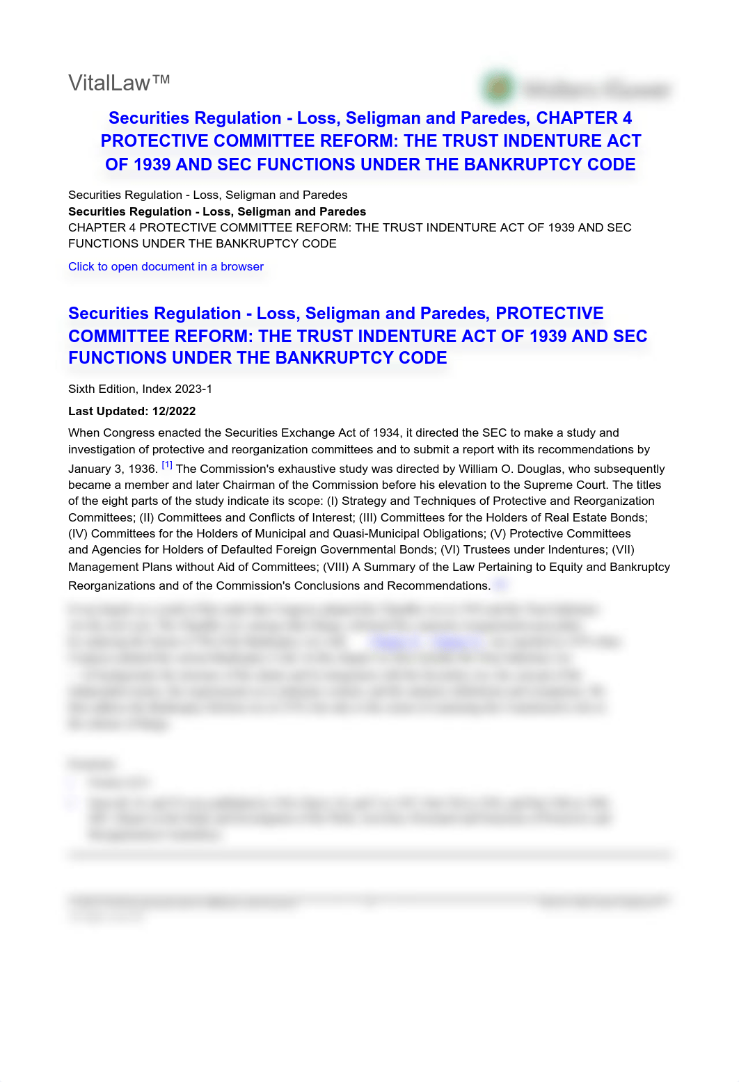 CHAPTER 4 PROTECTIVE COMMITTEE REFORM THE TRUST INDENTURE ACT OF 1939 AND SEC FUNCTIONS UNDER THE BA_dsardw8ye7b_page2