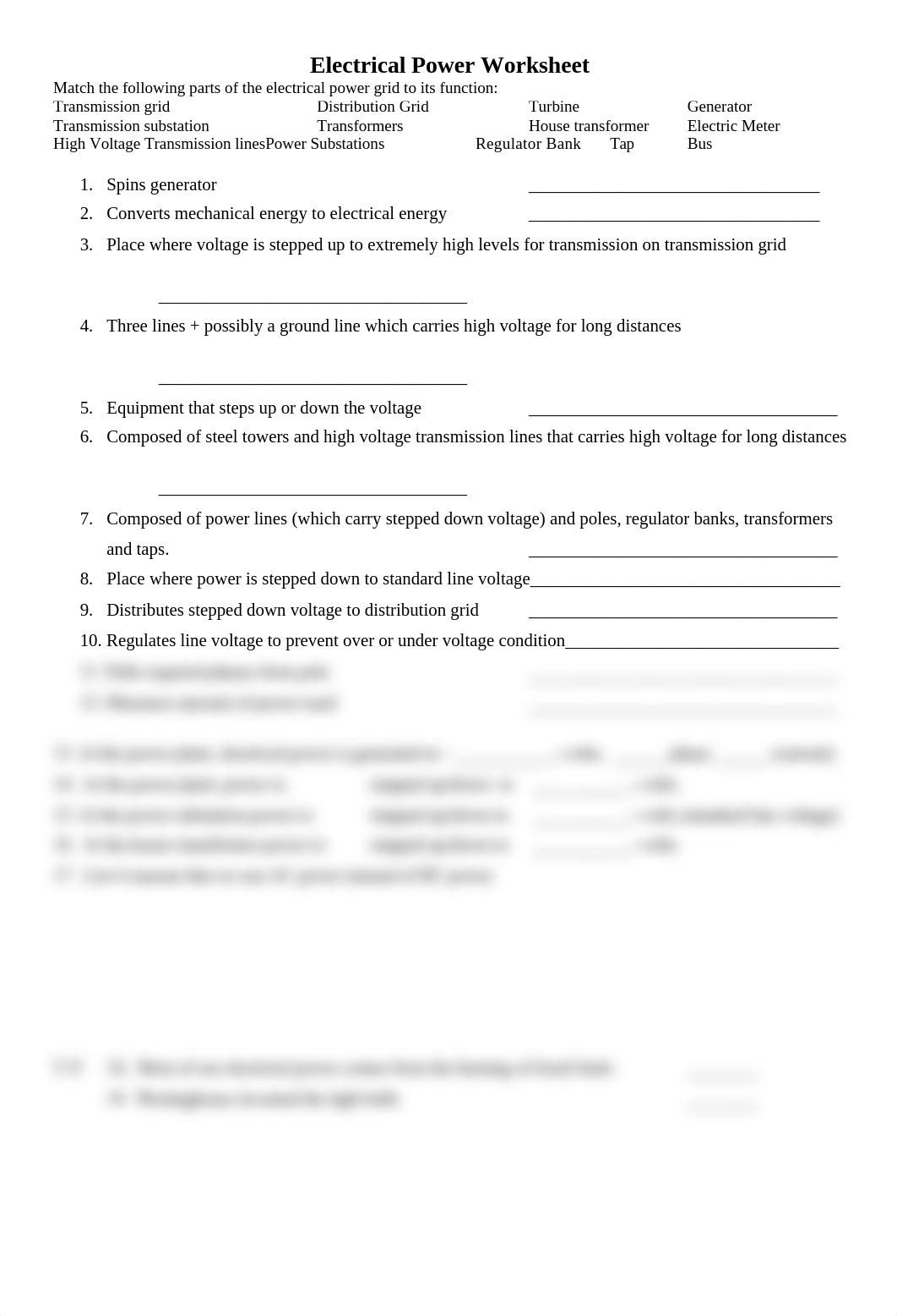 Electrical Power Worksheet 2_dsarqf3clr2_page1