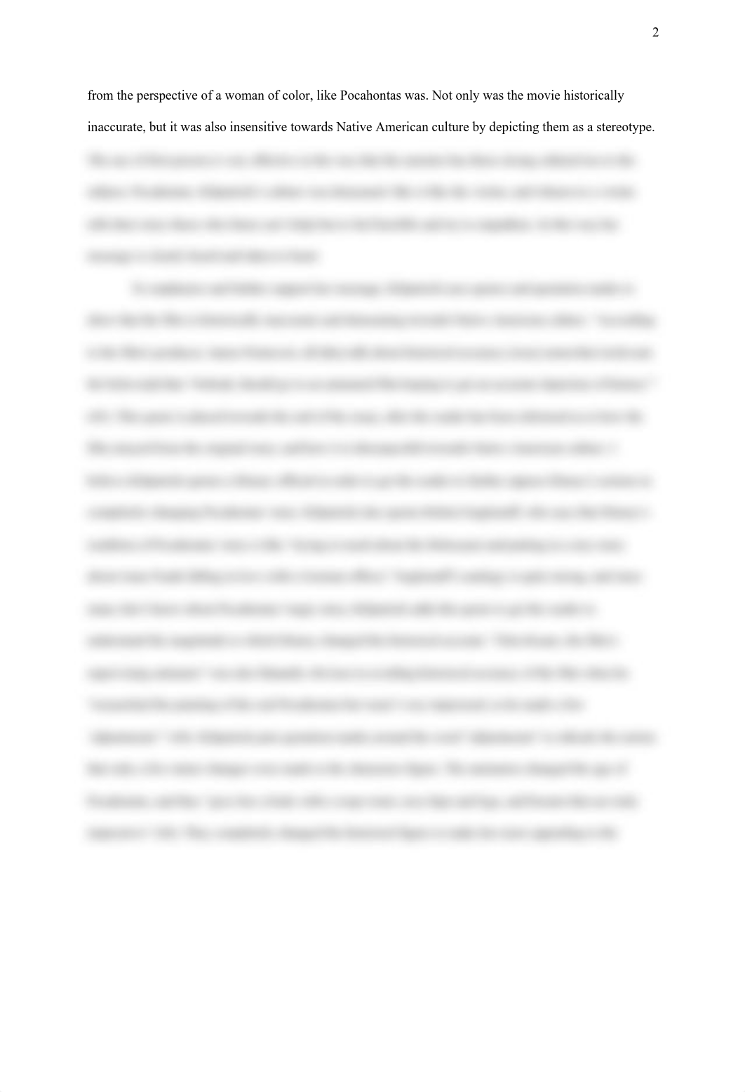 Analytical Essay - Disneys Politically correct pocahontas.pdf_dsawi4ysa3n_page2