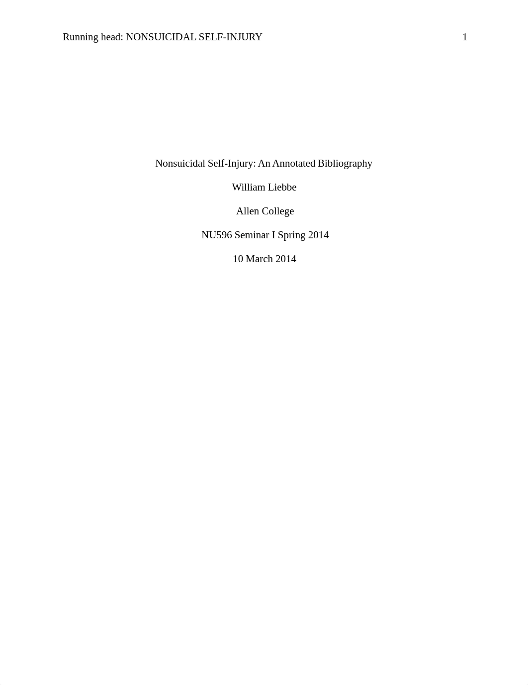 Nonsuicidal Self Injury An Annotated Bibliography.docx_dsb1tiu800h_page1