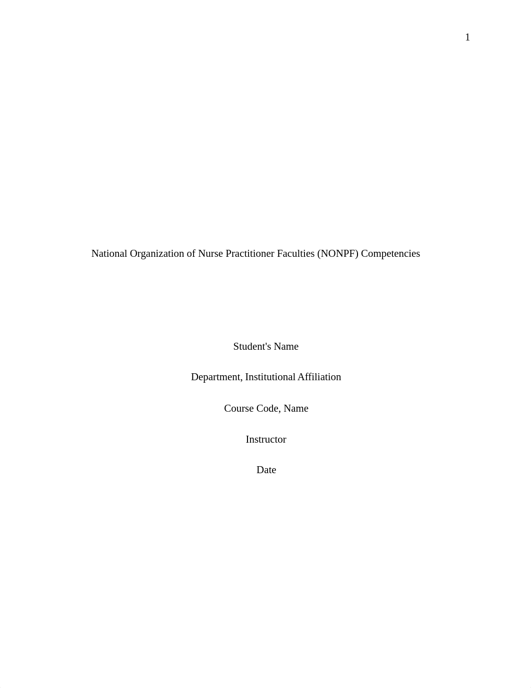 Assignment 2 - National Organization of Nurse Practitioner Faculties (NONPF) Competencies.docx_dsb2swbu23x_page1