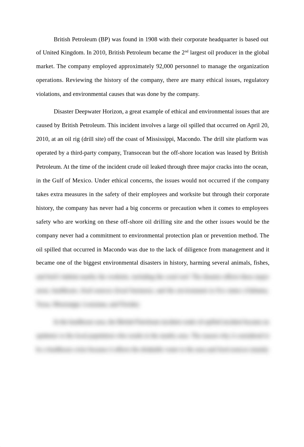 REFLECTION 1_ BRITISH PETROLEUM_Hai Dinh_033119.docx_dsb7auc2wmd_page2