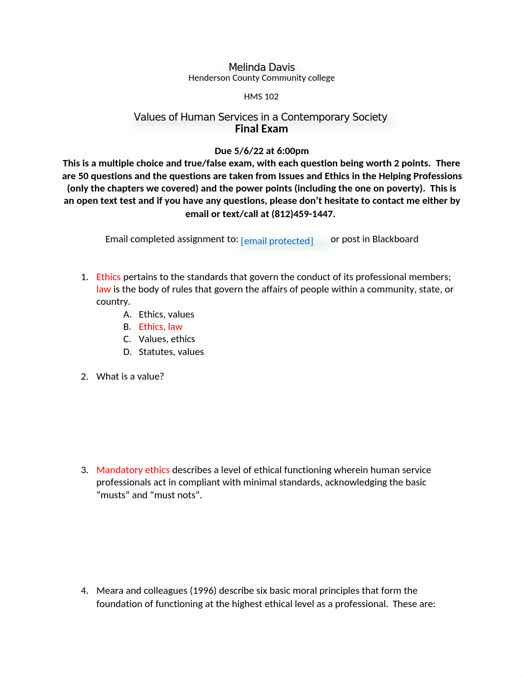 1HMS 102 Final Values of Human Services Final Spring '22.docx_dsbacrucrxo_page1