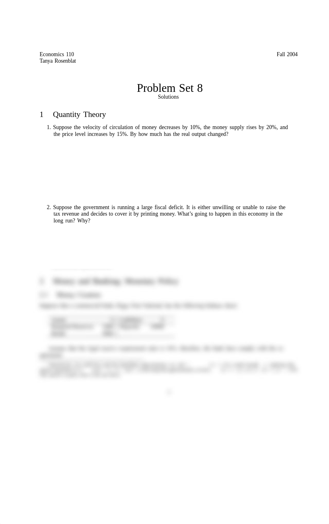 ECON 110 Fall 2004 Problem Set 8 Solutions_dsbp7i2bqe5_page1