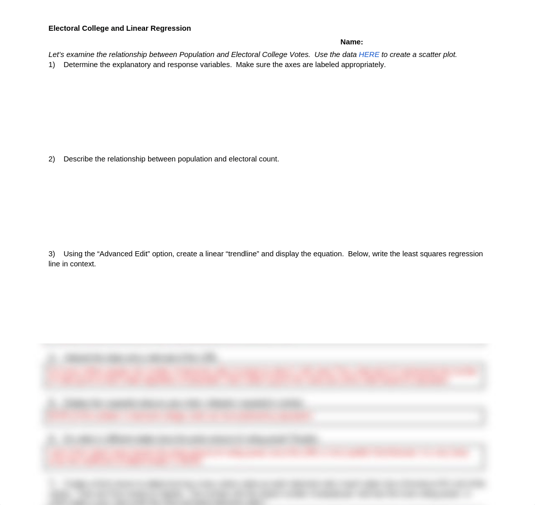 Teacher Notes - Electoral College and Linear Regression Exploration.docx_dsc674btrzo_page1