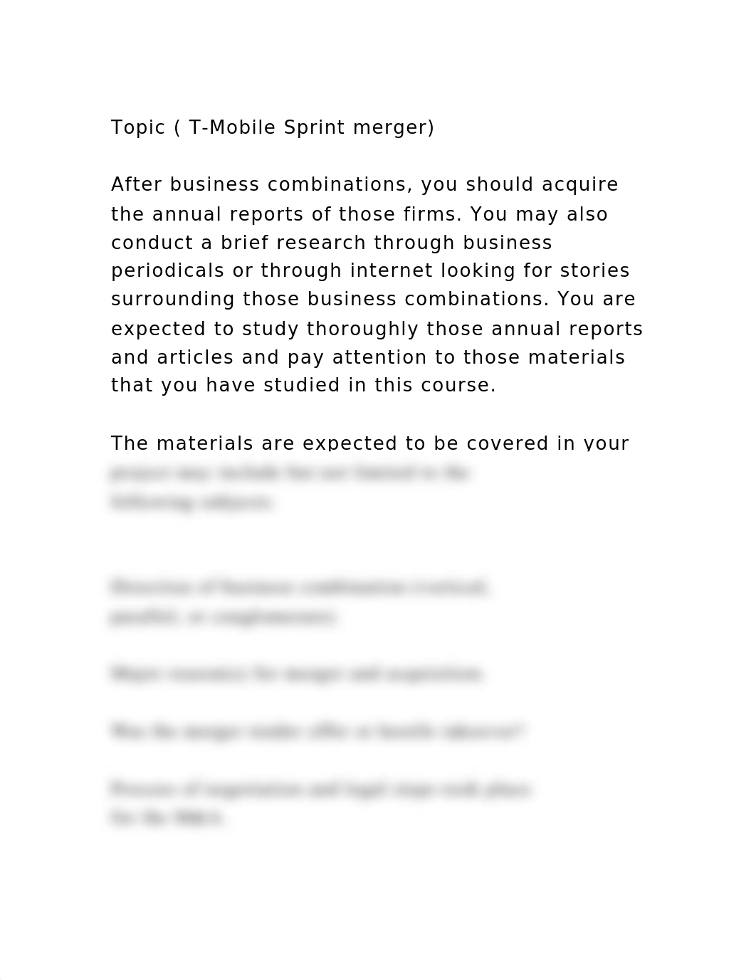 Topic ( T-Mobile Sprint merger) After business combinations, you.docx_dscgeurfi9n_page2