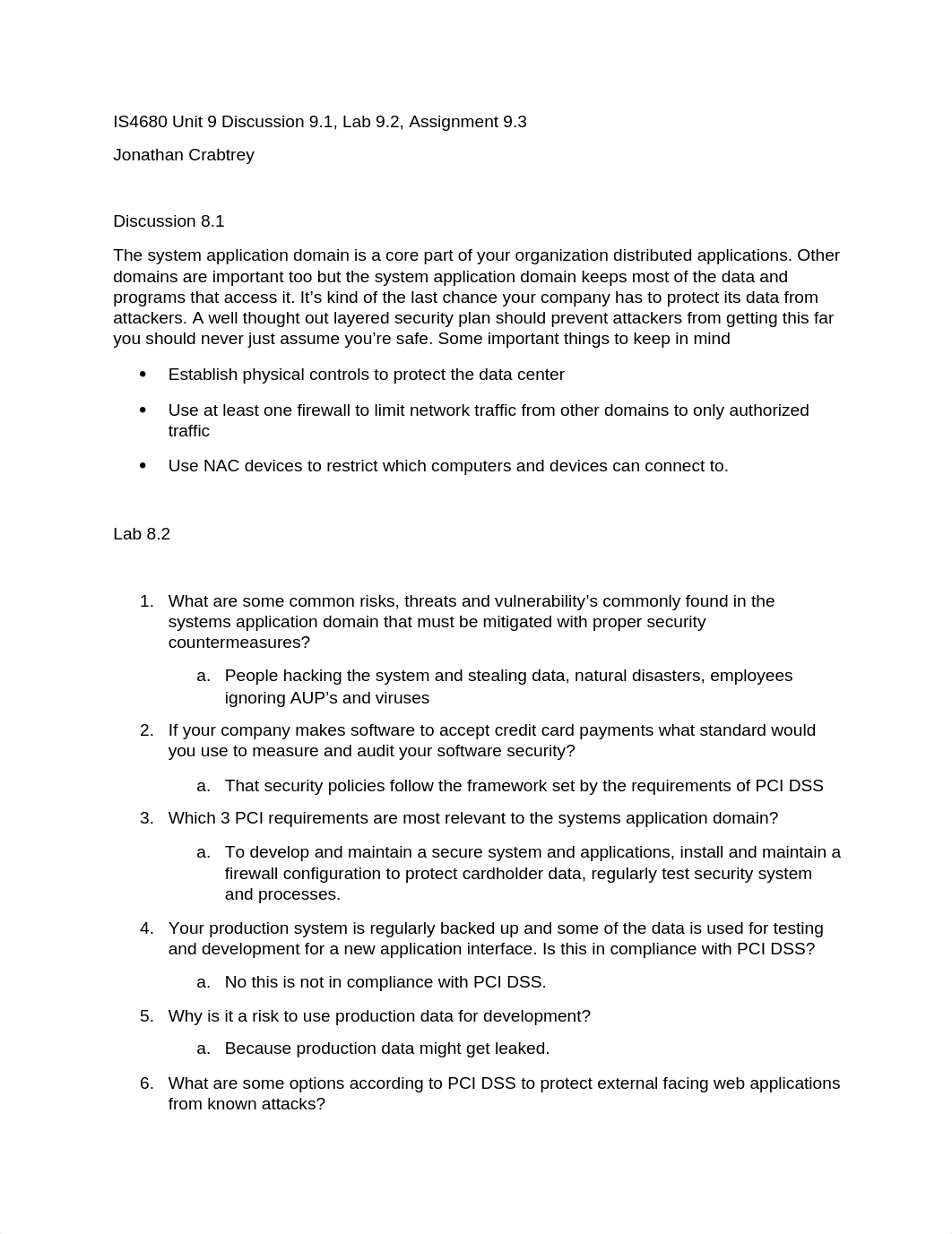 IS4680 Unit 9 Discussion 9.1, Lab 9.2, Assignment 9.3_dscgh06ifez_page1