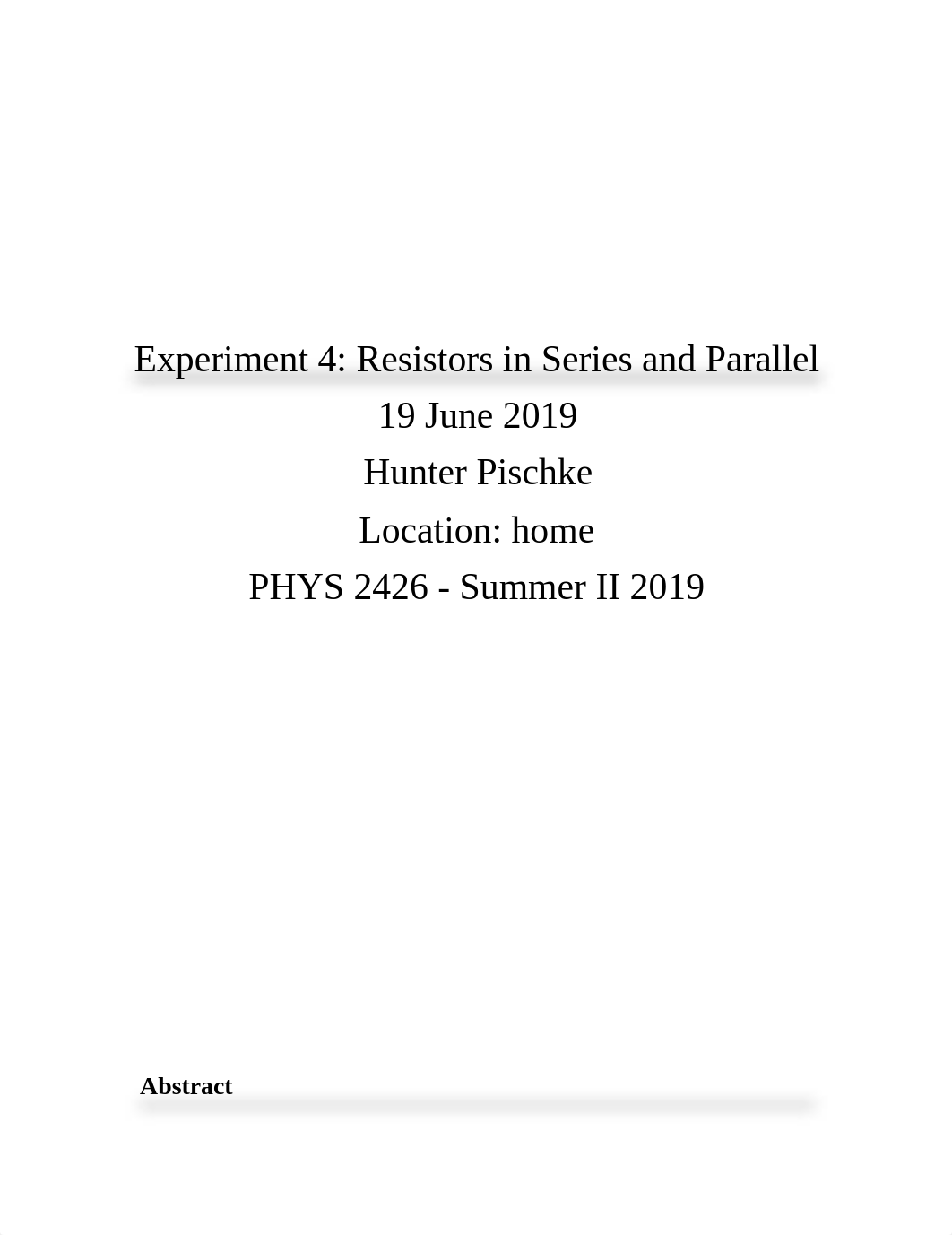 Lab Report - Resistors in Series and Parallel_dscmc2gaayv_page1