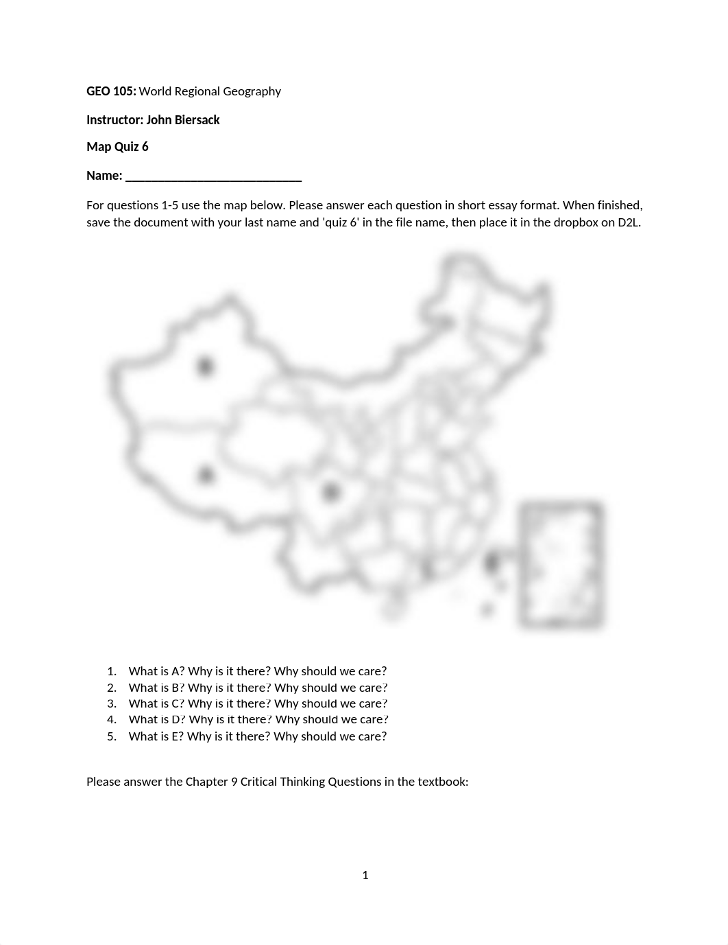 GEO 105_Map Quiz 6 and Crit Thinking for Ch. 9 (East Asia).docx_dsczehhuesj_page1