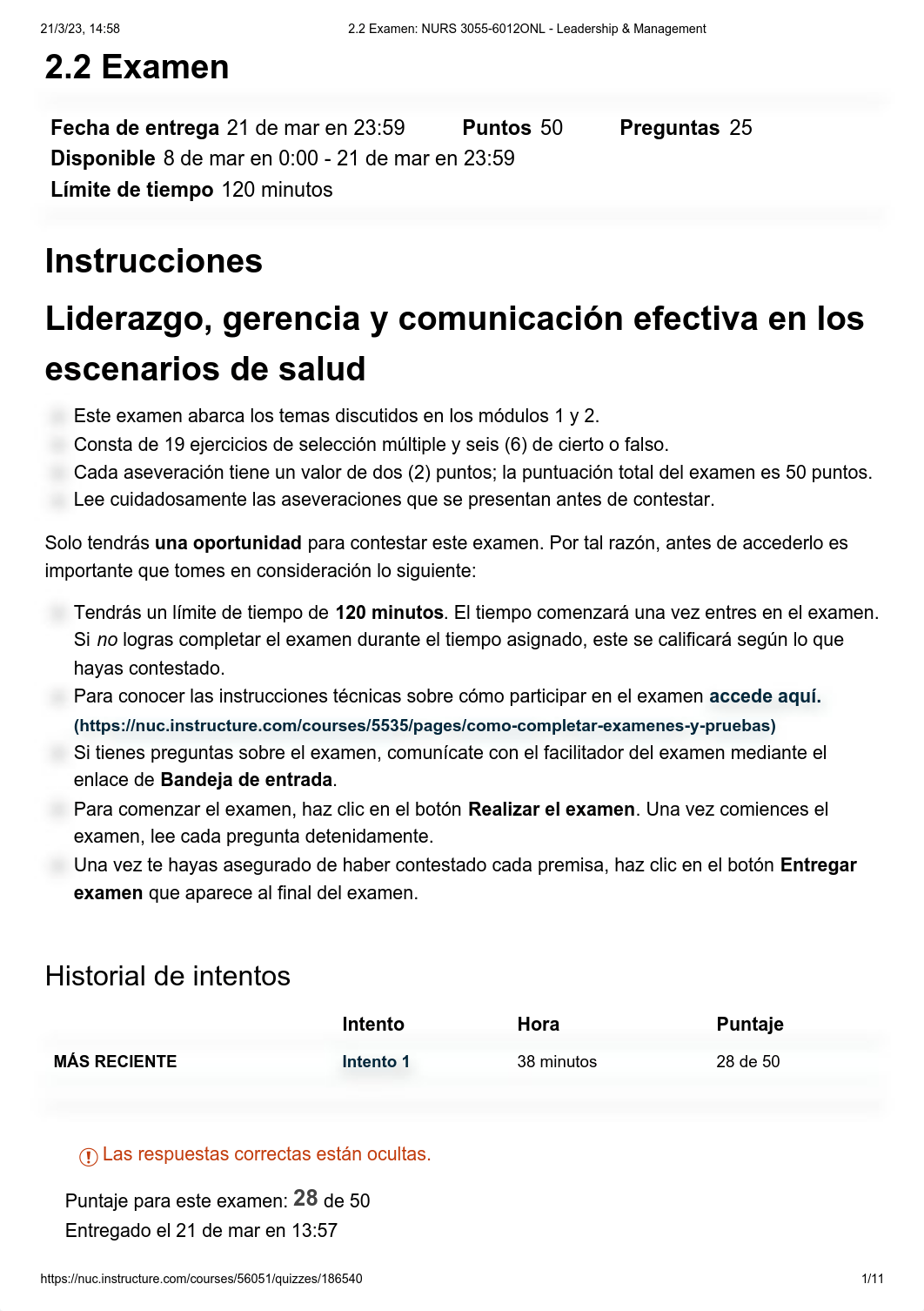 2.2 Examen_ NURS 3055-6012ONL - Leadership & Management.pdf_dsd08fxdjub_page1