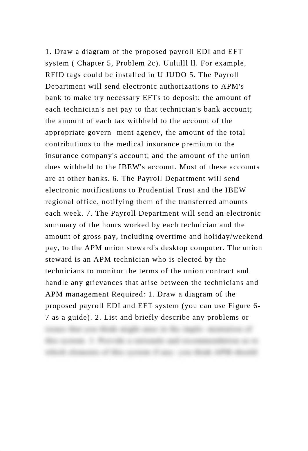 1. Draw a diagram of the proposed payroll EDI and EFT system ( Chapt.docx_dsdldzc9zkq_page2