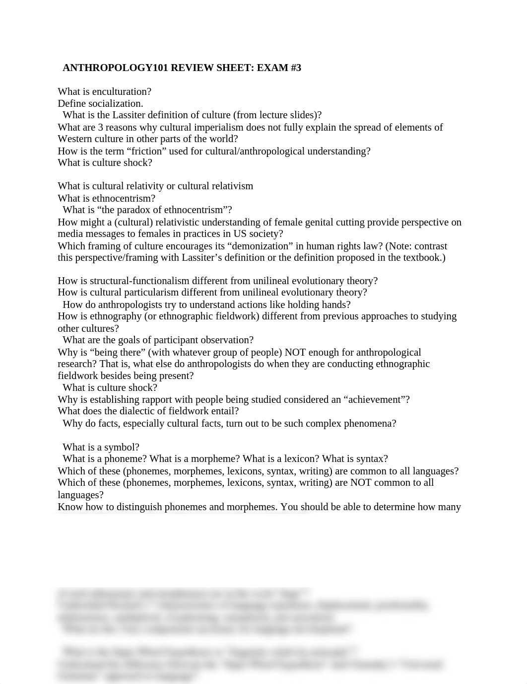 ANTY 101 - Exam 3 Study Guide - Fall 2021 (1).docx_dsdqshiyh3m_page1