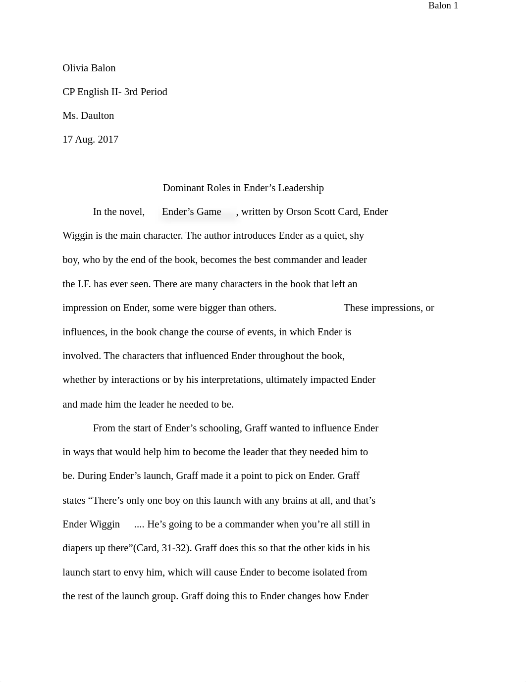 Ender's Game Essay-Olivia Balon_dsds588xmzd_page1