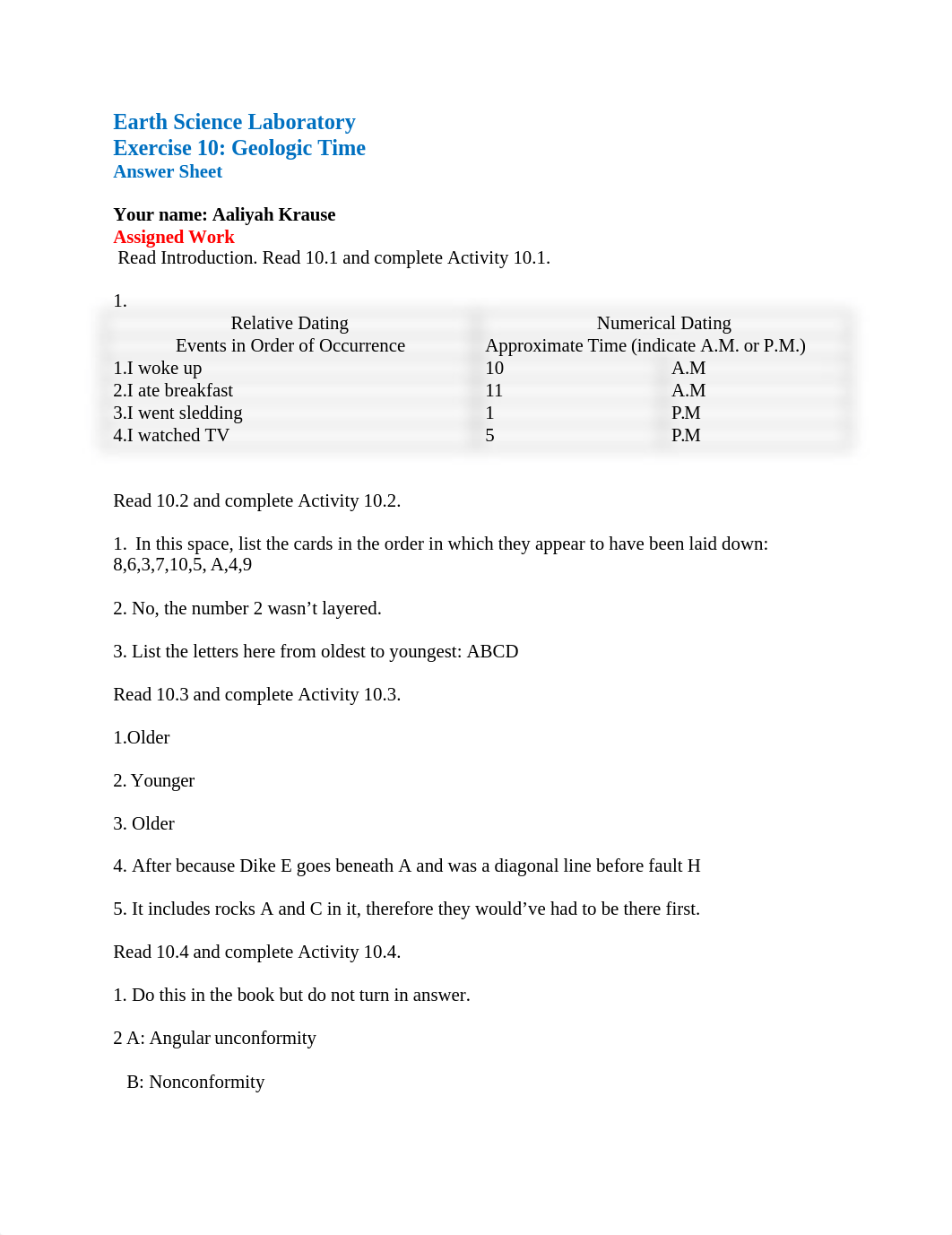 Exercise 10 Geologic Time  Answer Sheet.docx_dse4mqejdew_page1