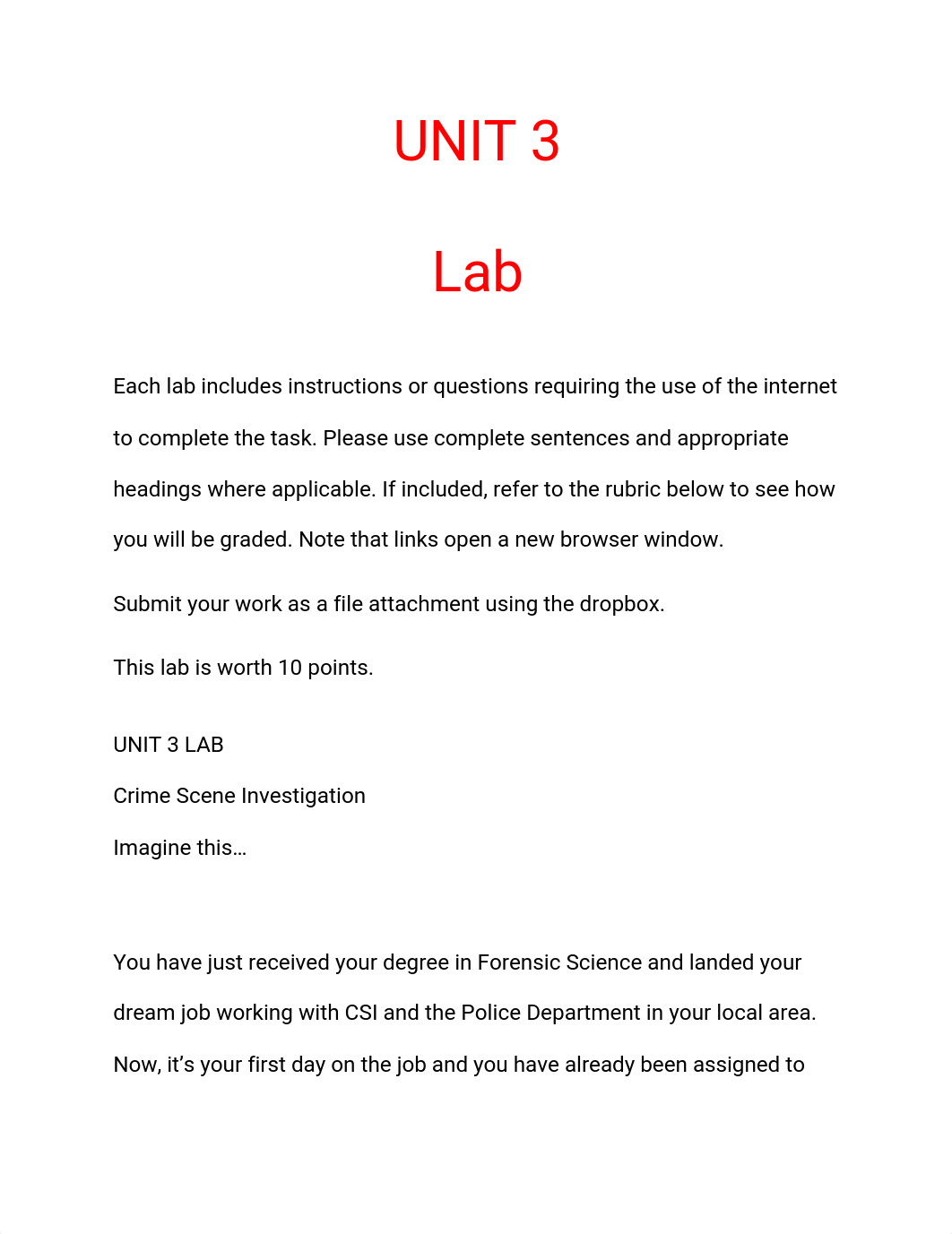 Unit 3 Lab Forensic Science 1_ Secrets of the Dead _ Unit 3_ Physical Evidence.docx_dseaesa0ljo_page1