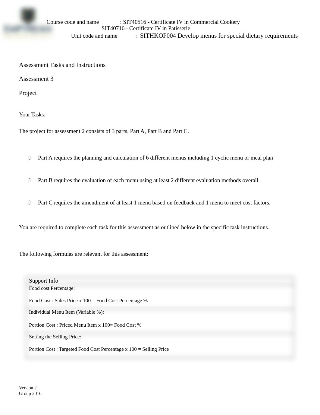 SITHKOP004 Assessment 3V2 -Project (1).docx_dsenn05lk13_page2