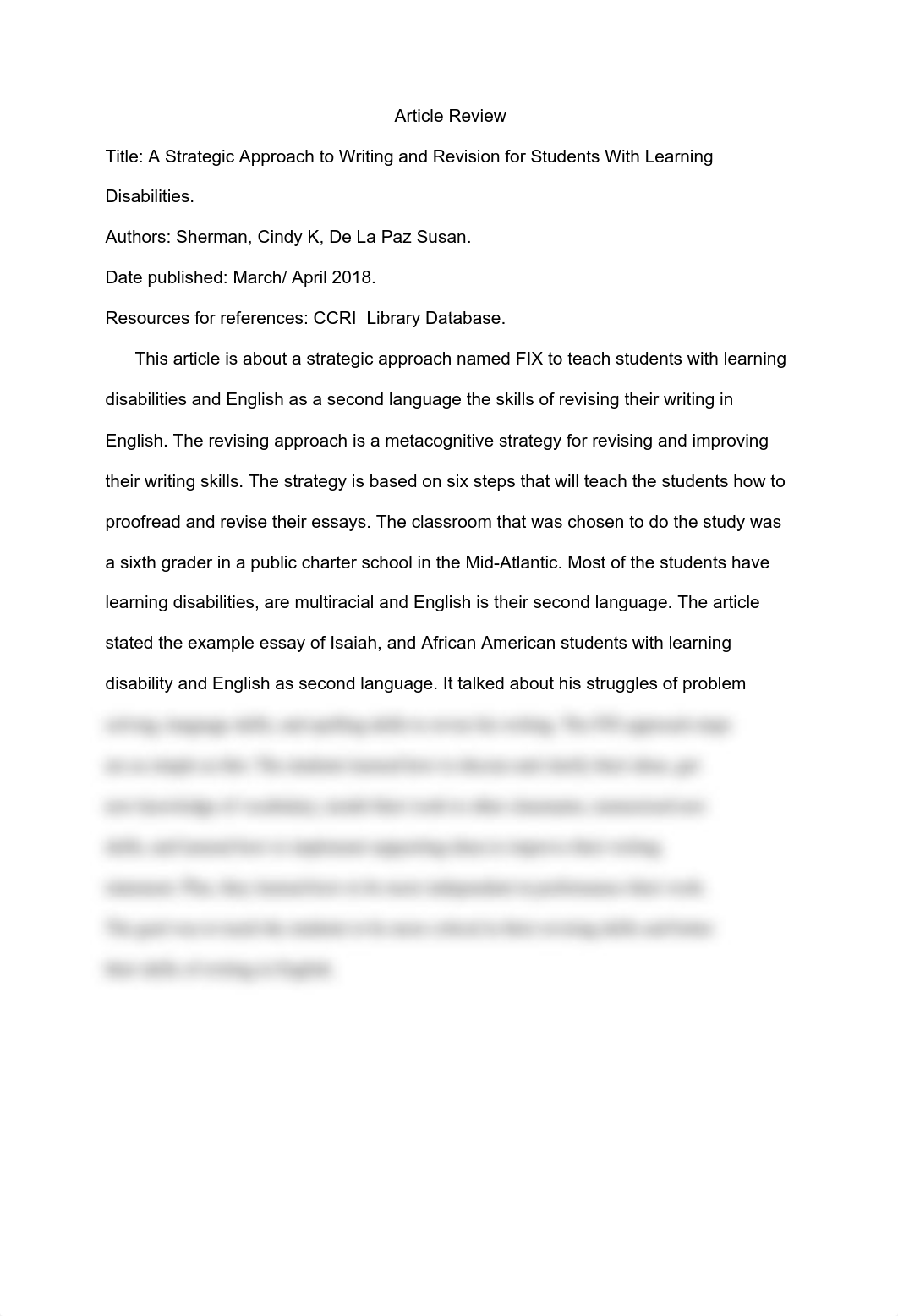 A strategic Approach to writing and Revision for students with learning disabilities.pdf_dserhci4sko_page1