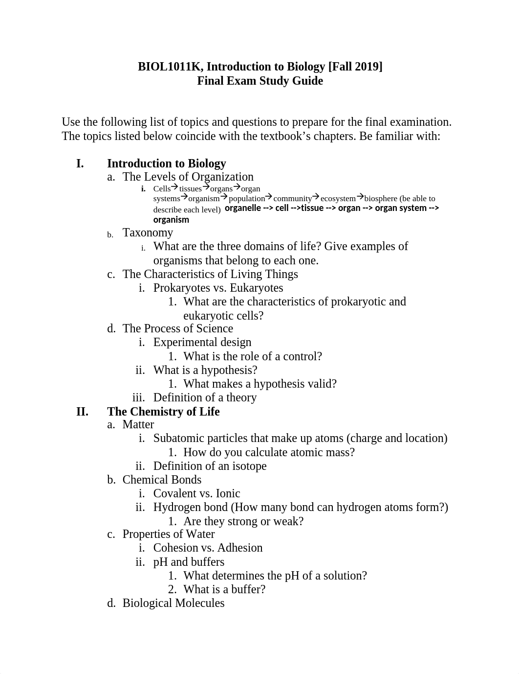 BIOL1011KFinal Exam Study Guide.docx_dsexk7xl5rx_page1