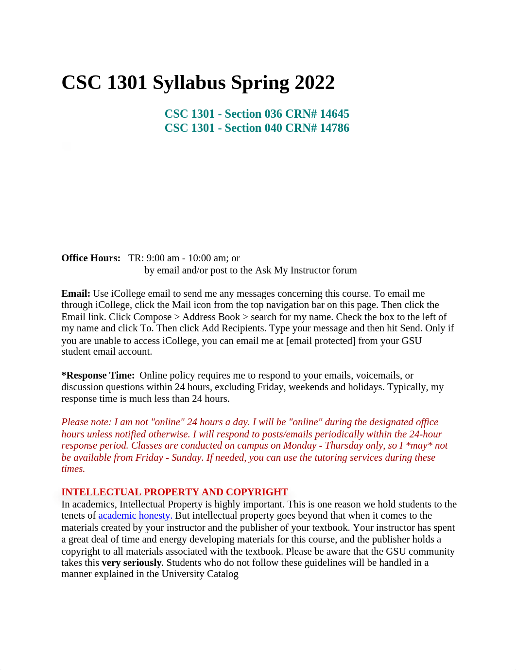 CSC 1301 2022 syllabus.docx_dsf7dn0qdey_page1