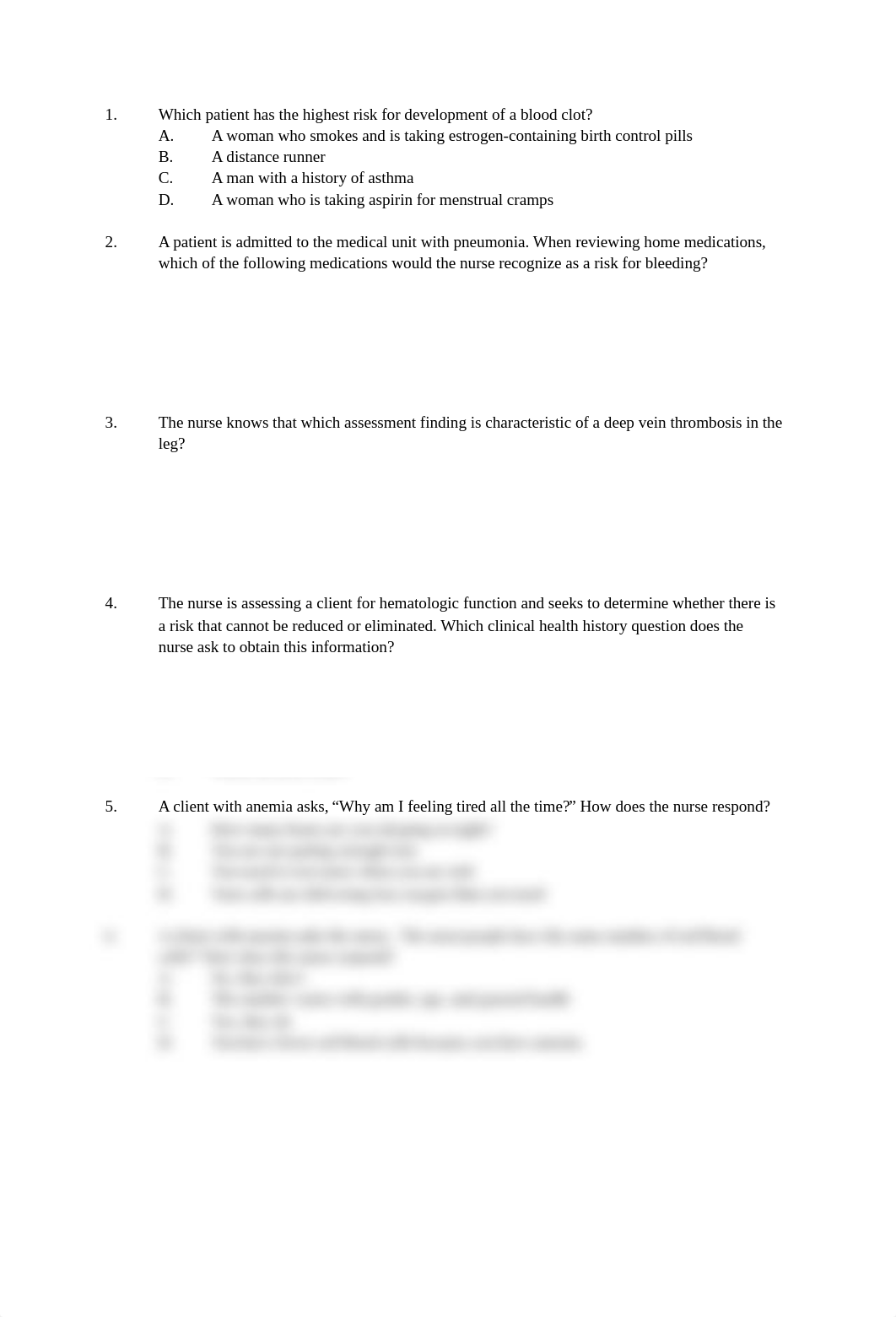 Hematology and Clotting Homework.pdf_dsf8barw2fo_page1