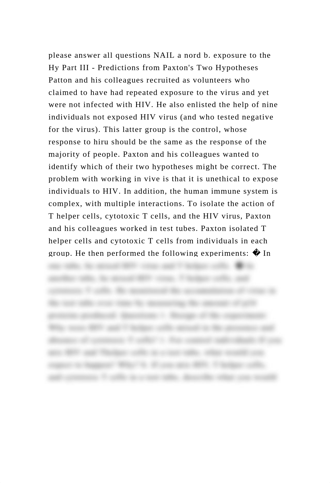 please answer all questions NAIL a nord b. exposure to the Hy Part I.docx_dsftvzkecag_page2