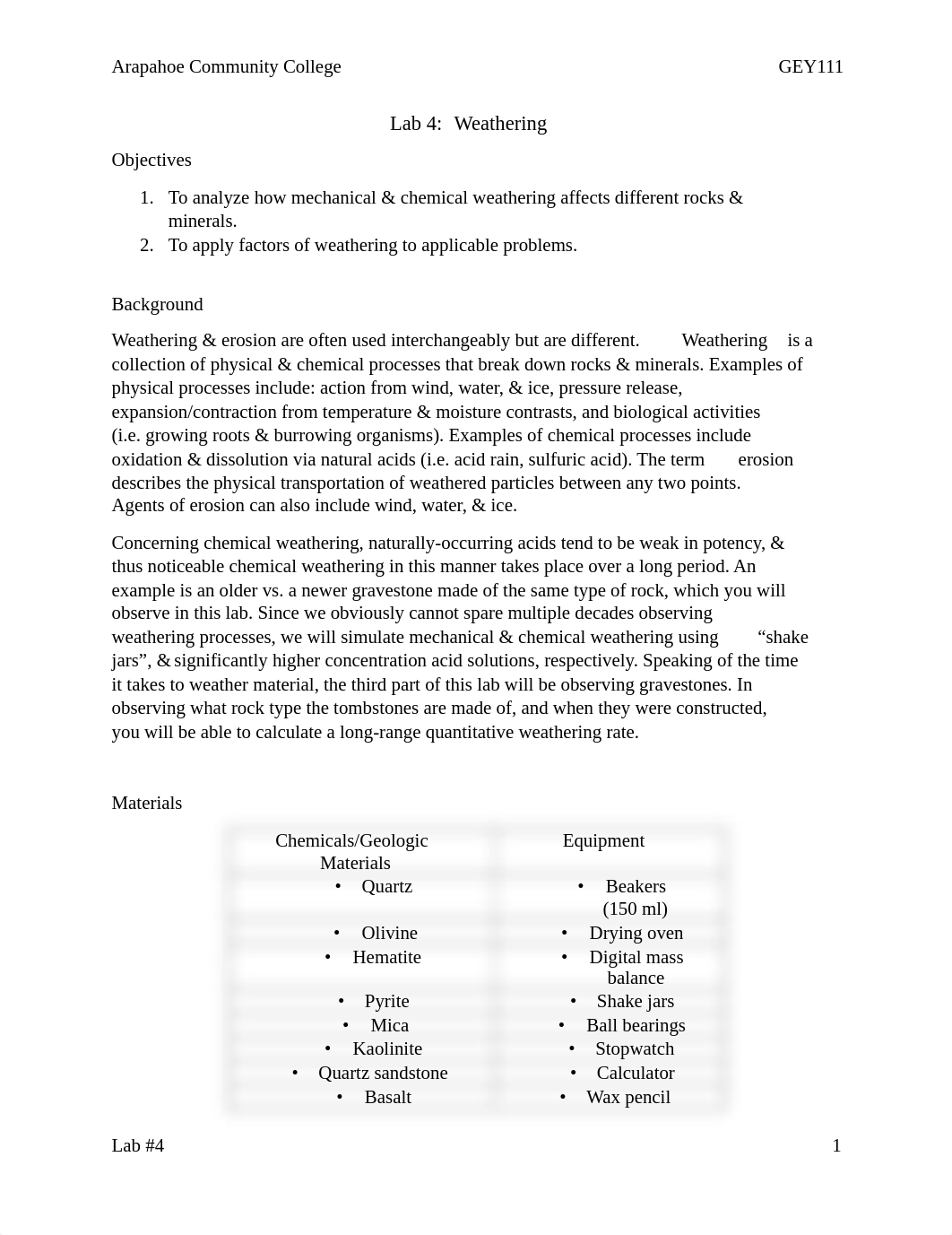 Lab #4 - Weathering.pdf_dsfvs0ixh6q_page1