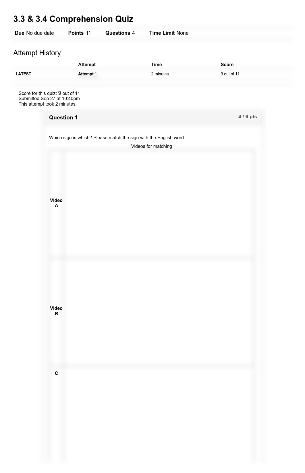 3.3 & 3.4 Comprehension Quiz_ ASL 1 Online Fall 2023.pdf_dsga2xe7dok_page1