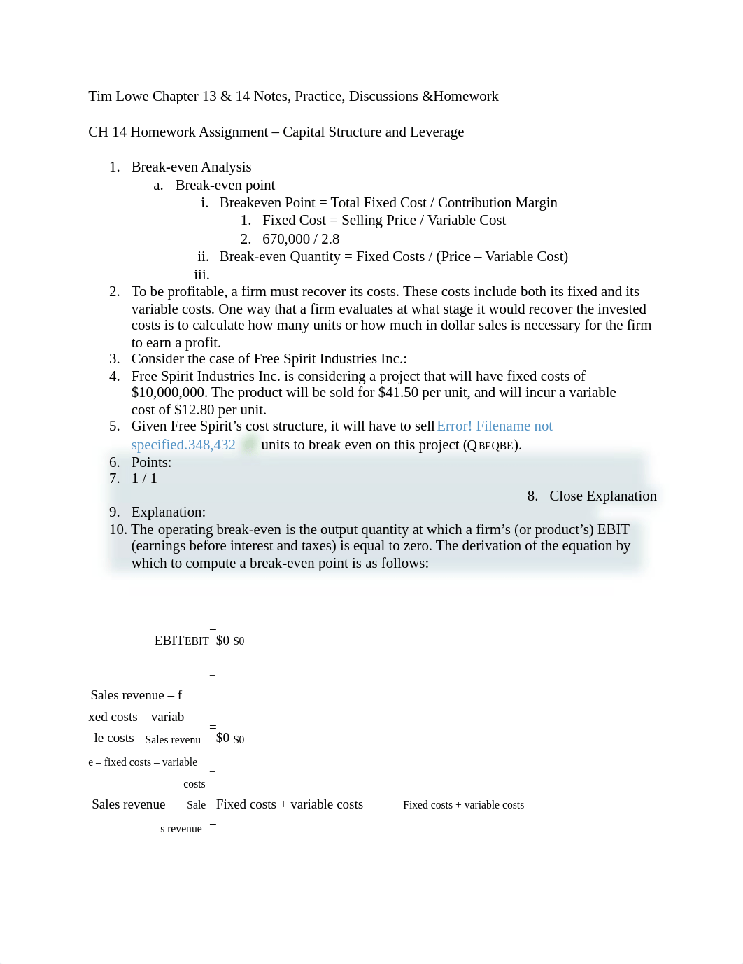 Tim Lowe Corporate Finance Chapter 13 and 14.docx_dsgii4jhf8z_page1