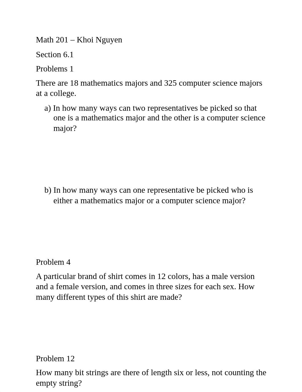 Math 201 - Homework 19 - Counting_dsh5bdvgg89_page1