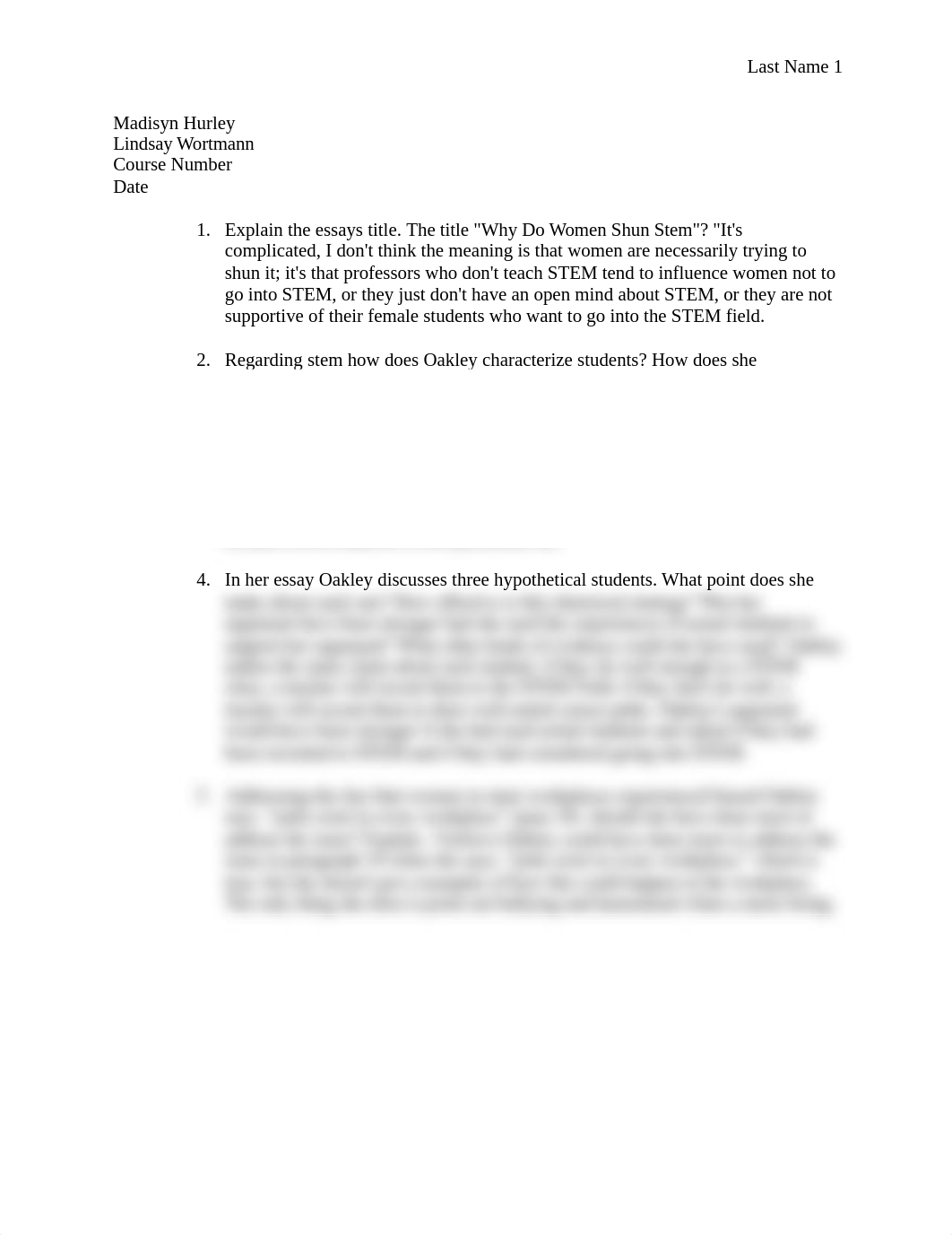 At Issue Barbara Oakley Why Do Women Shun Stem It's Complicated.docx_dsh97497c03_page1