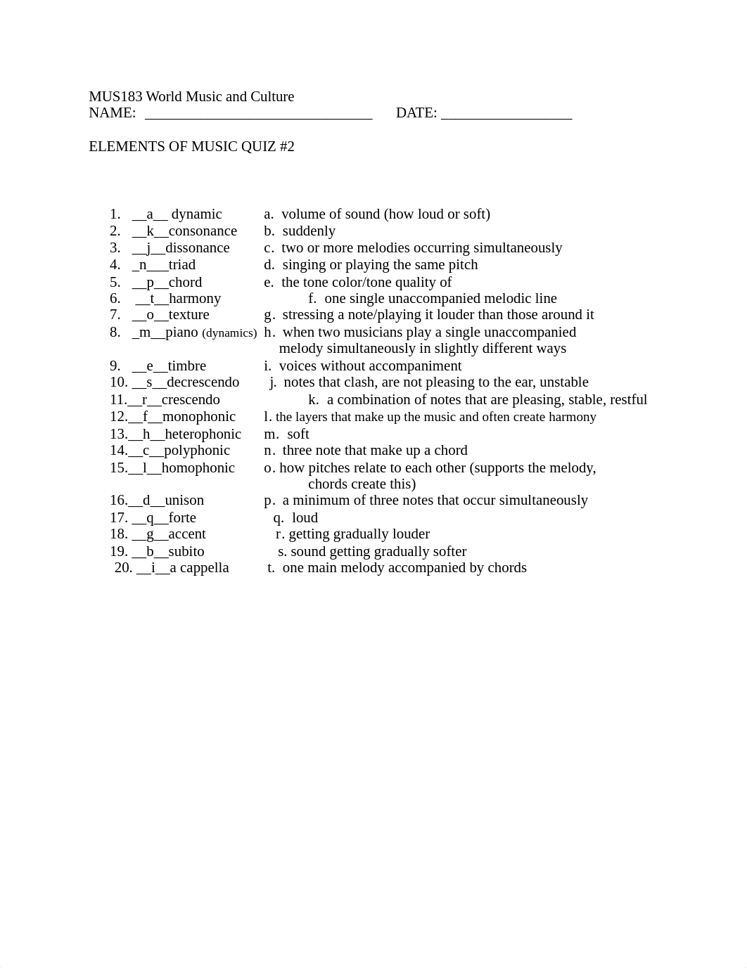 MUS183 Elements of Music Quiz #2.docx_dshij2tqckb_page1