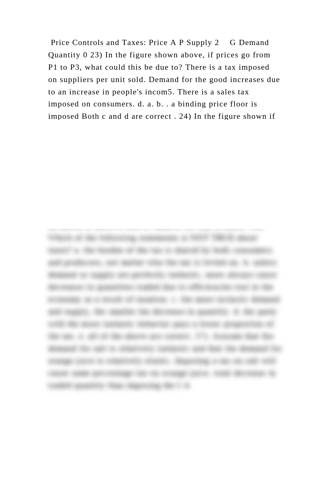 Price Controls and Taxes Price A P Supply 2    G Demand Quantity 0 2.docx_dshk3ej5rrv_page2