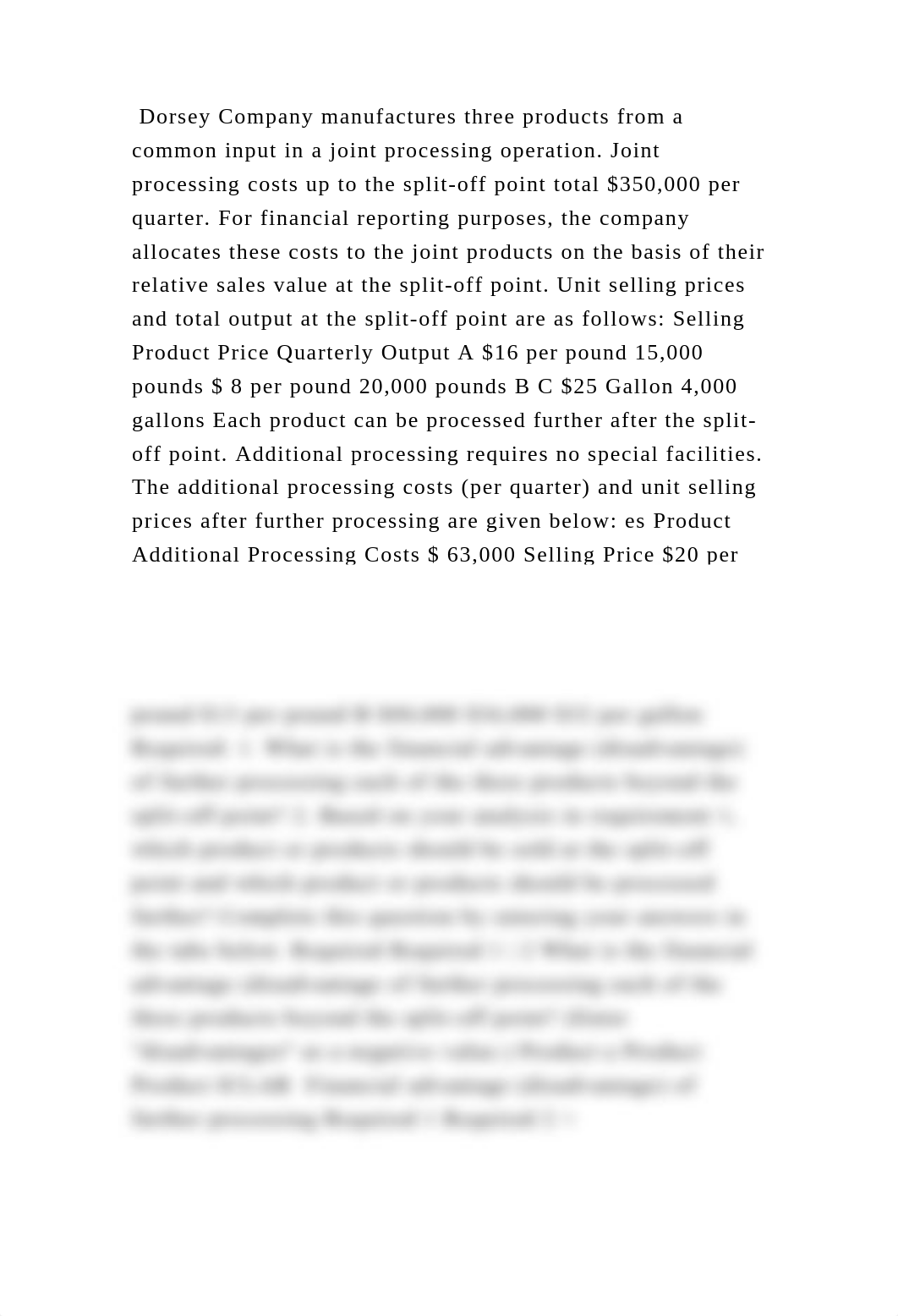 Dorsey Company manufactures three products from a common input in a j.docx_dshlhhd4bc2_page2